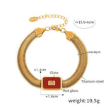 Takhti Plaque Bracelet — Yaqut