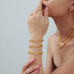 Zanjeer Pavé Link Bracelet
