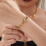 Zanjeer Pavé Link Bracelet