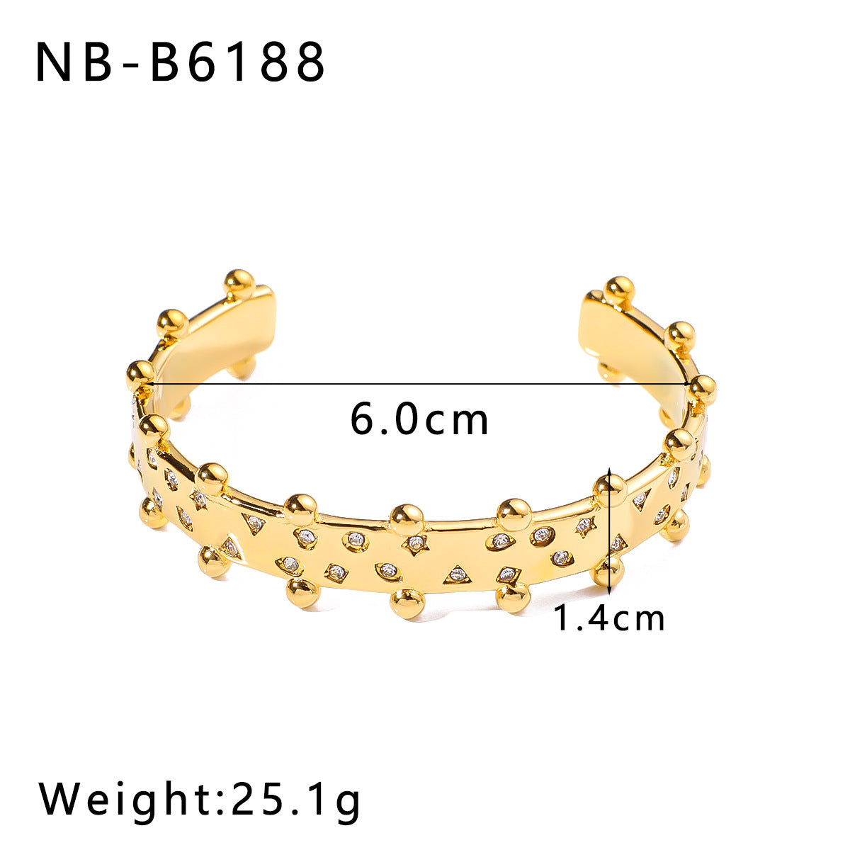 Moti Cluster Cuff