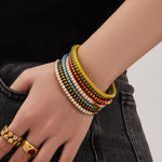 Rang Stacking Bangle — Henna
