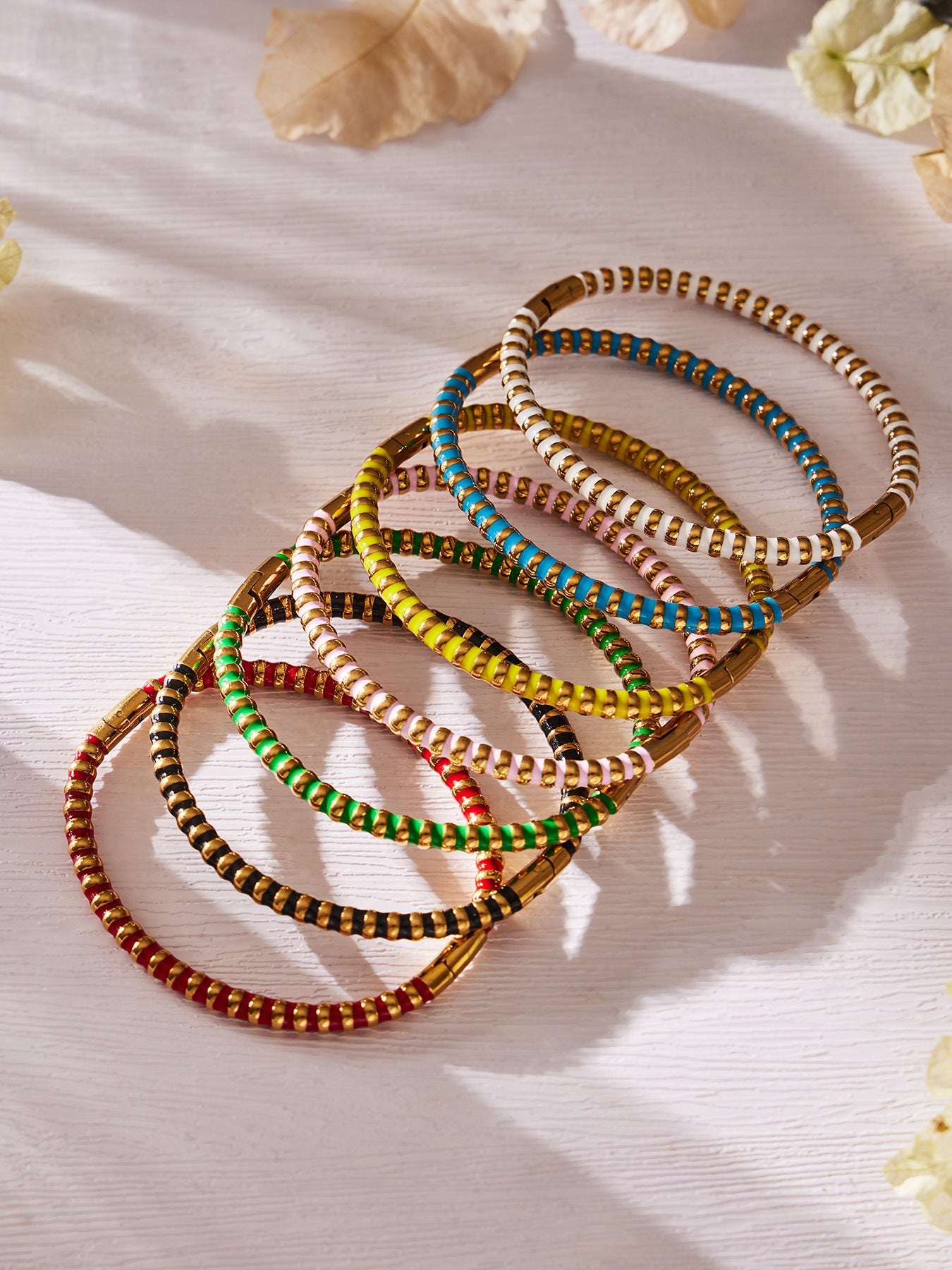 Rang Stacking Bangle — Henna