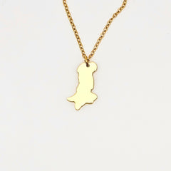 Country Map Necklace