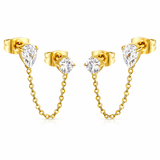 Zoya Double Chain Earrings