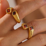 Rubia Adjustable Ring