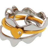 Triple Tier Heart Ring