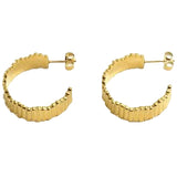 Strata Half Hoop Earrings