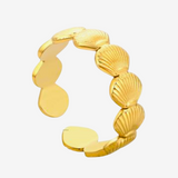 Seashell Adjustable Ring