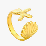 Sea Tide Adjustable Ring
