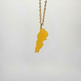 Country Map Necklace