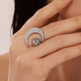 Moon Adjustable Ring