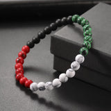 Palestine Beaded Bracelet