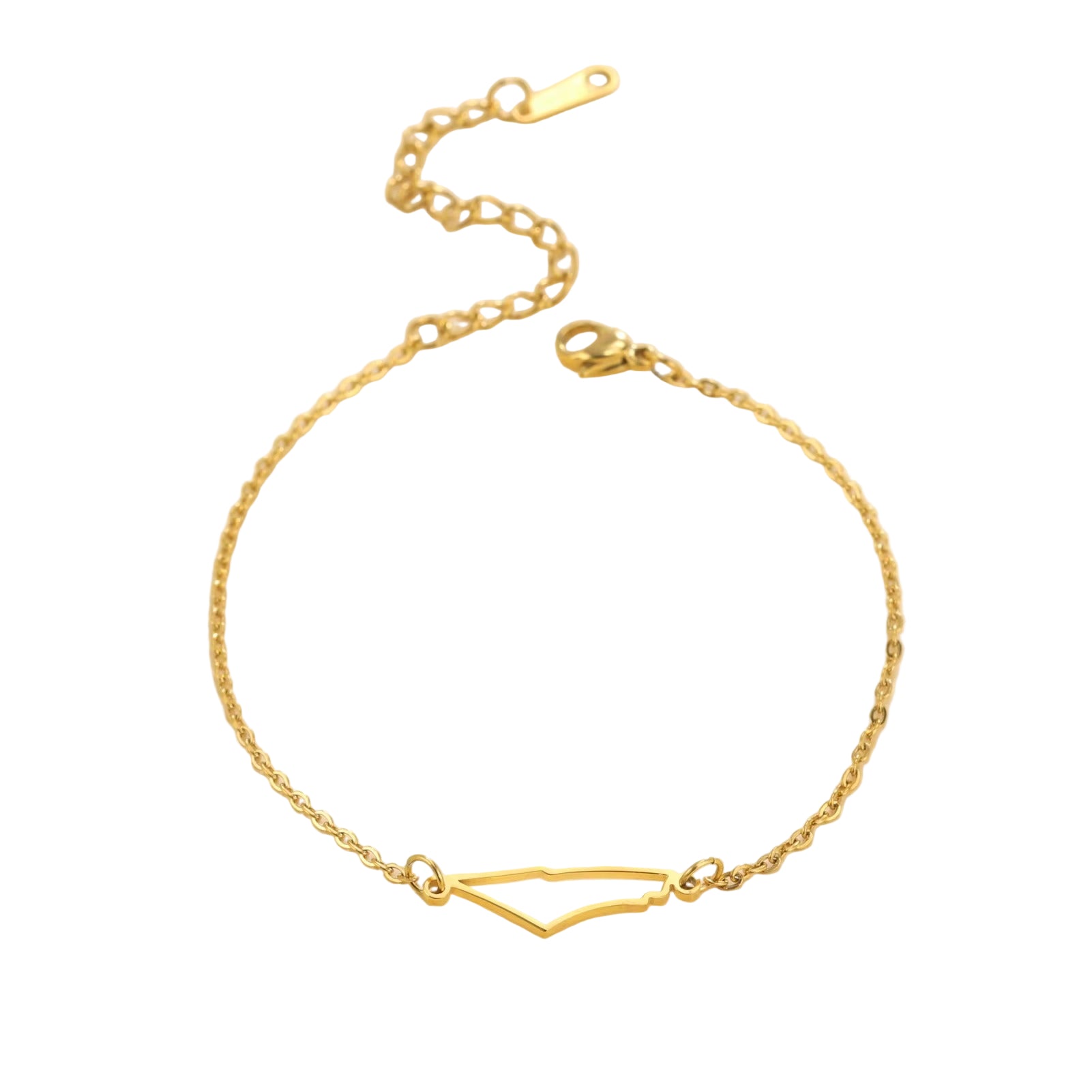 Palestine Outline Bracelet