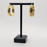 Weave Hoop Earrings